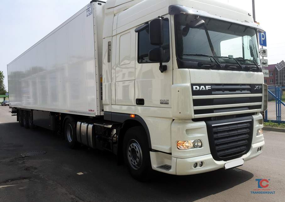 Отгрузка нового тягача DAF XF 105.460 SC
